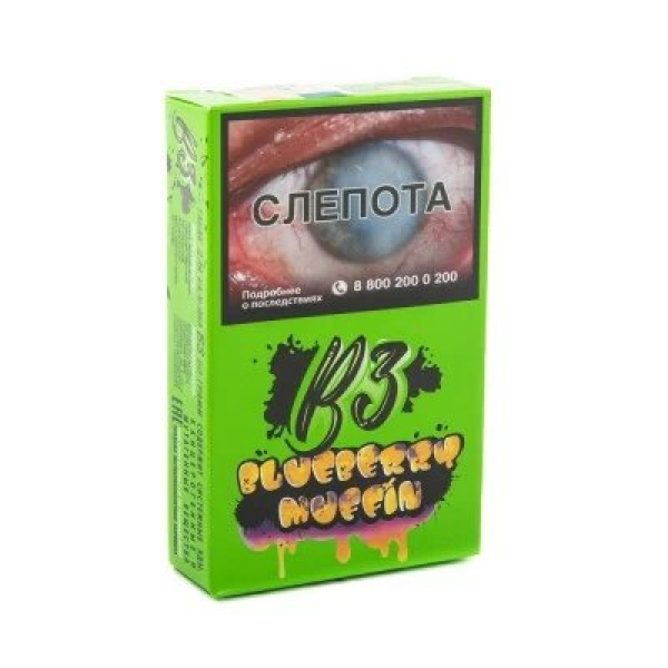 Табак B3 Blueberry Muffin (Черничный Маффин) 50 гр в Казани