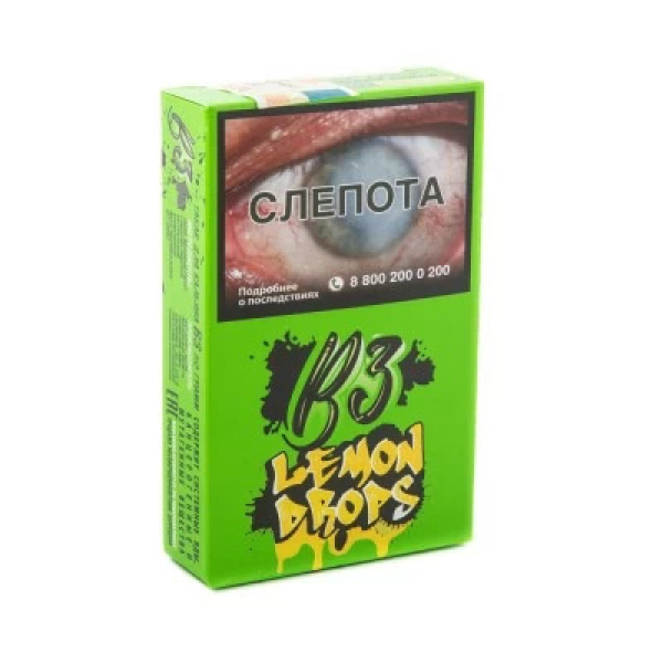 Табак B3 Lemon Drops (Лемонные леденцы) 50 гр в Казани