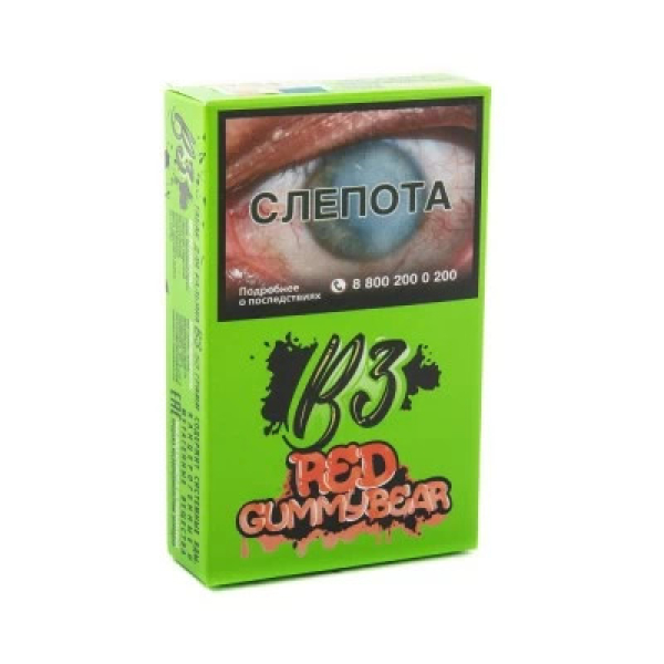 Табак B3 Red Gummy Bear (Красные Мишки Гамми) 50 гр в Казани