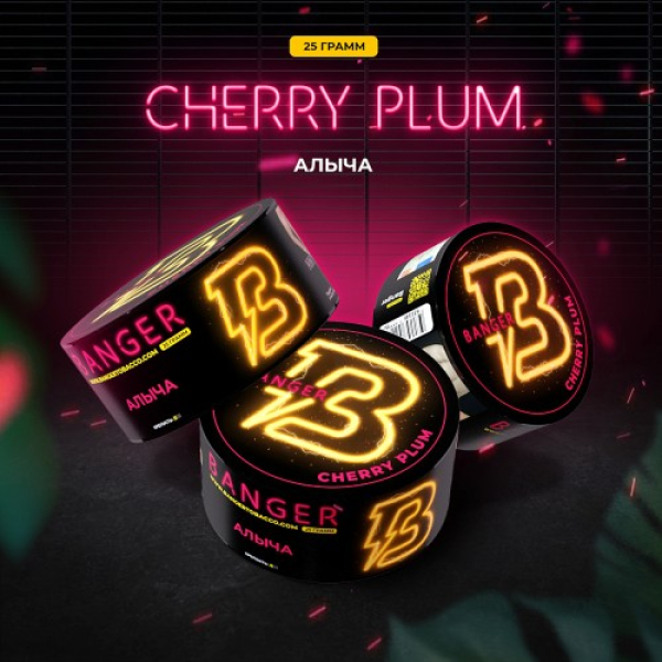 Табак Banger Cherry Plum (Алыча) 25 гр в Казани