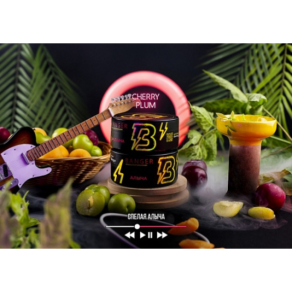 Табак Banger Cherry plum 100 грамм в Казани