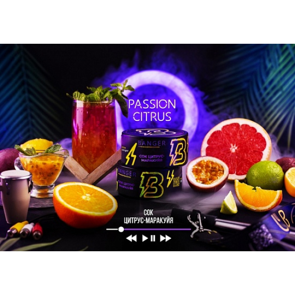 Табак Banger Passion Citrus 100 грамм в Казани