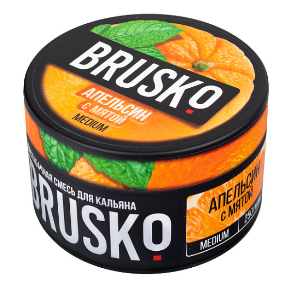 Смесь BRUSKO АПЕЛЬСИН С МЯТОЙ (MEDIUM) 250 гр в Казани