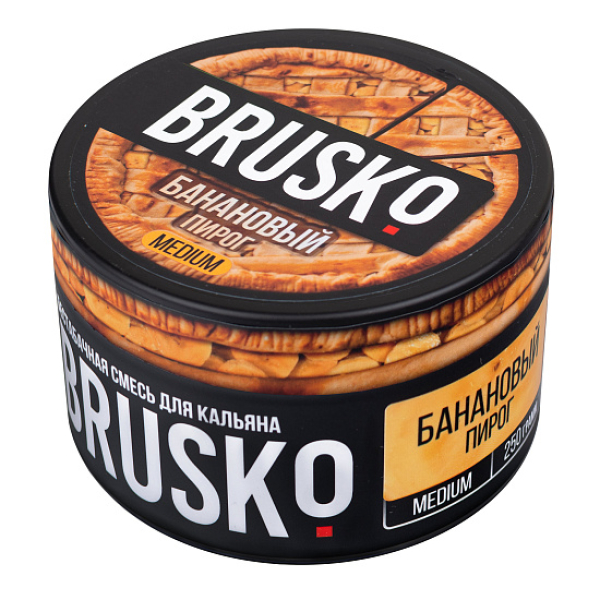 Смесь BRUSKO БАНАНОВЫЙ ПИРОГ (MEDIUM) 250 гр в Казани