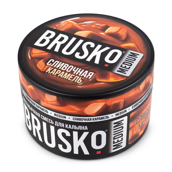 Смесь BRUSKO СЛИВОЧНАЯ КАРАМЕЛЬ (MEDIUM) 250 гр в Казани