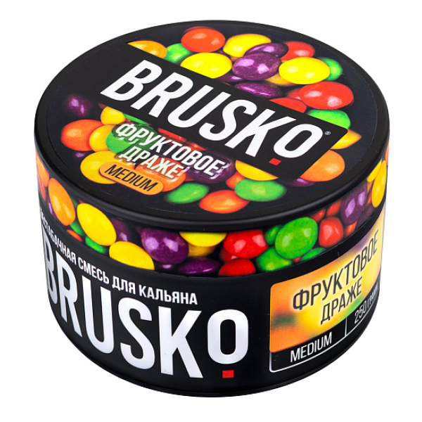 Смесь BRUSKO ФРУКТОВОЕ ДРАЖЕ (MEDIUM) 250 гр в Казани