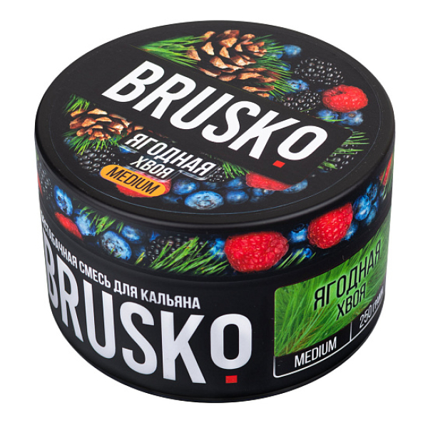 Смесь BRUSKO ЯГОДНАЯ ХВОЯ (MEDIUM) 250 гр в Казани