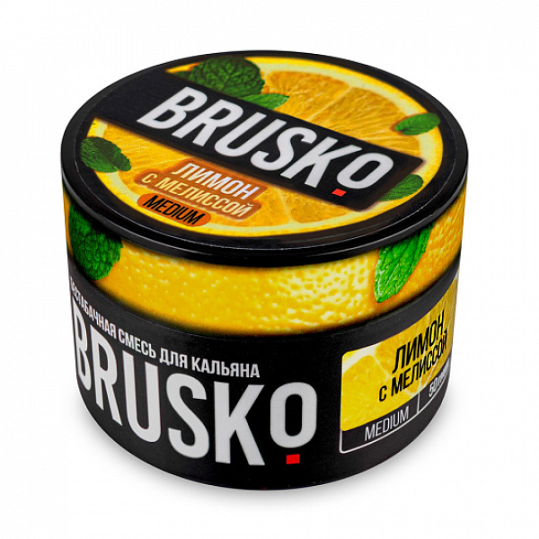 Смесь Brusko Medium Лимон мелисса 50 грамм в Казани