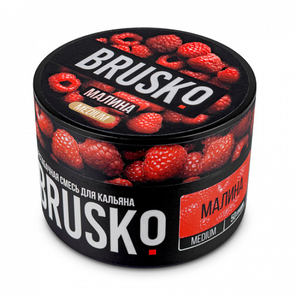 Смесь Brusko Medium Малина 50 грамм в Казани