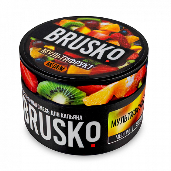 Смесь Brusko Medium Мультифрукт 50 грамм в Казани