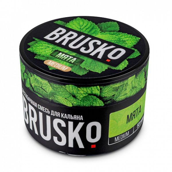 Смесь Brusko Medium Мята 50 грамм в Казани