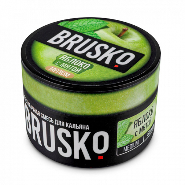 Смесь Brusko Medium Яблоко с мятой 50 грамм в Казани