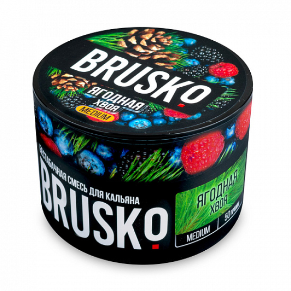 Смесь Brusko Medium Ягодная хвоя 50 грамм в Казани