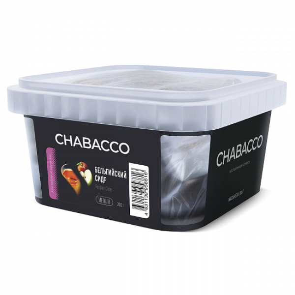 Смесь Chabacco Medium Belgian Cider (Бельгийский Сидр) 200 гр в Казани