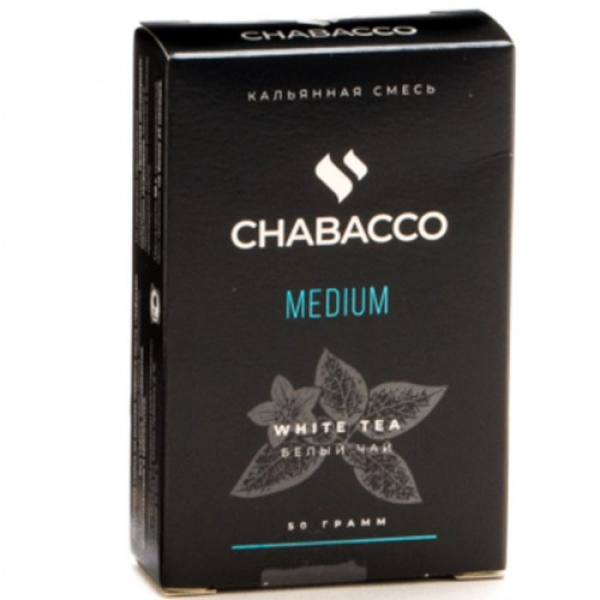 Смесь Chabacco Medium WHITE TEA (БЕЛЫЙ ЧАЙ) 50 гр в Казани