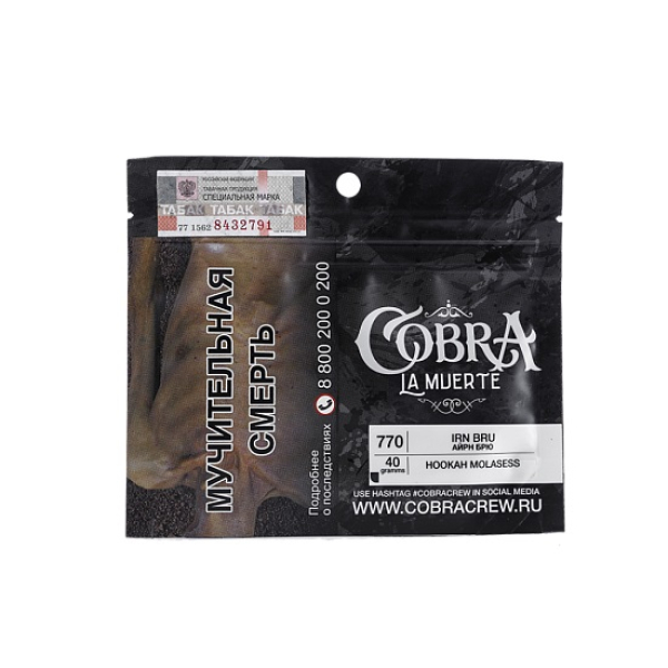Табак Cobra La Muerte Irn Bru 40 гр в Казани