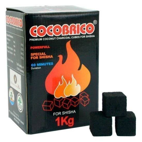 Уголь для кальяна CocoBrico 1 кг в Казани