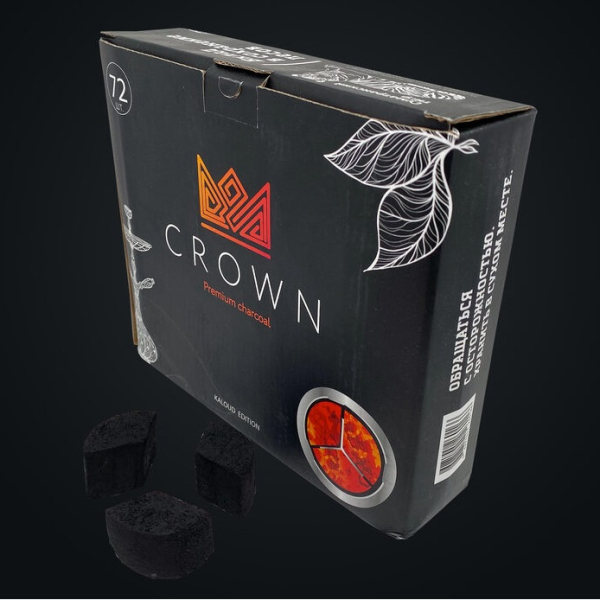 Уголь Crown KALOUD edition для кальяна (72 шт.) в Казани