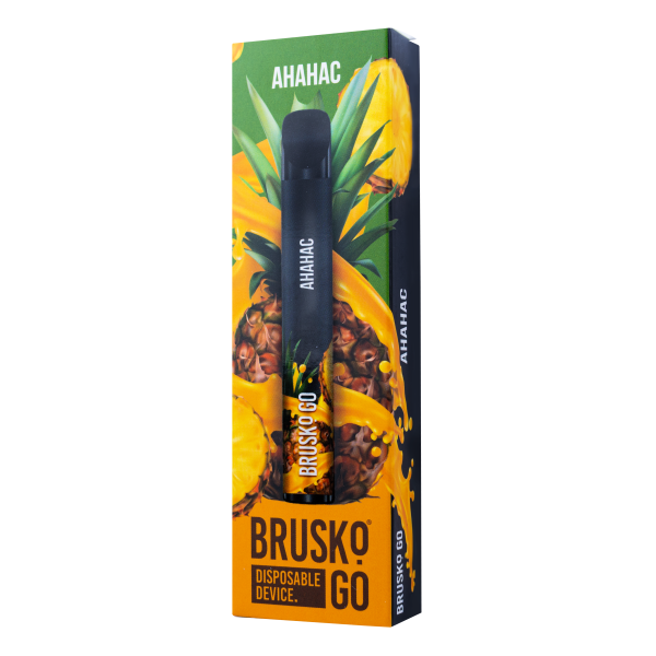 Одноразовая электронная сигарета Brusko Go Ананас 800 затяжек в Казани