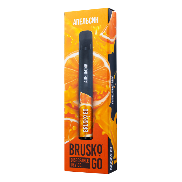 Одноразовая электронная сигарета Brusko Go Апельсин 800 затяжек в Казани