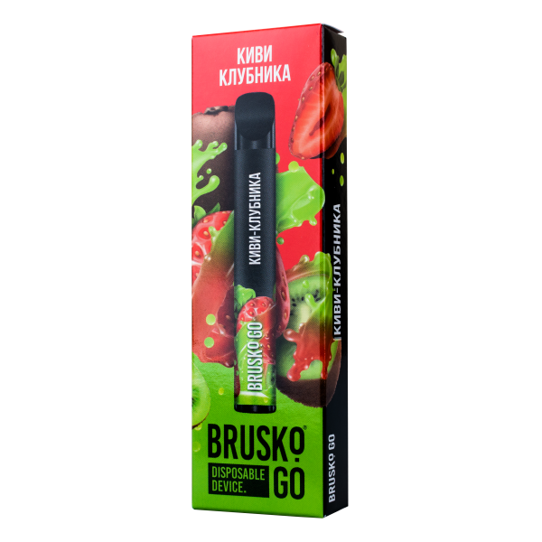 Одноразовая электронная сигарета Brusko Go Киви Клубника 800 затяжек в Казани