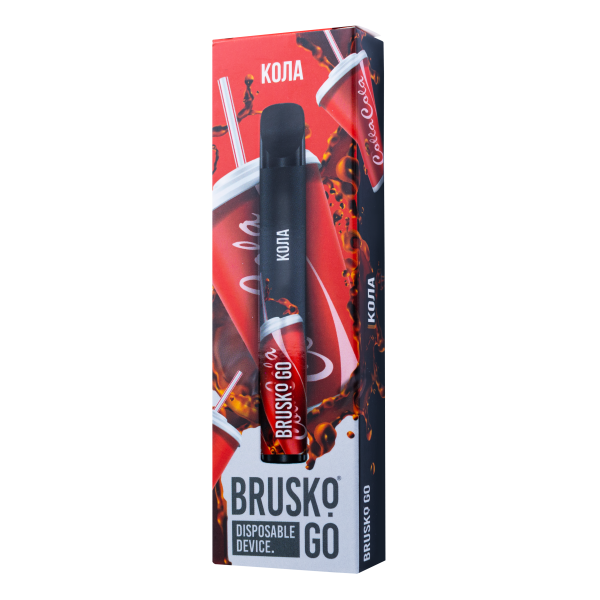 Одноразовая электронная сигарета Brusko Go Кола 800 затяжек в Казани