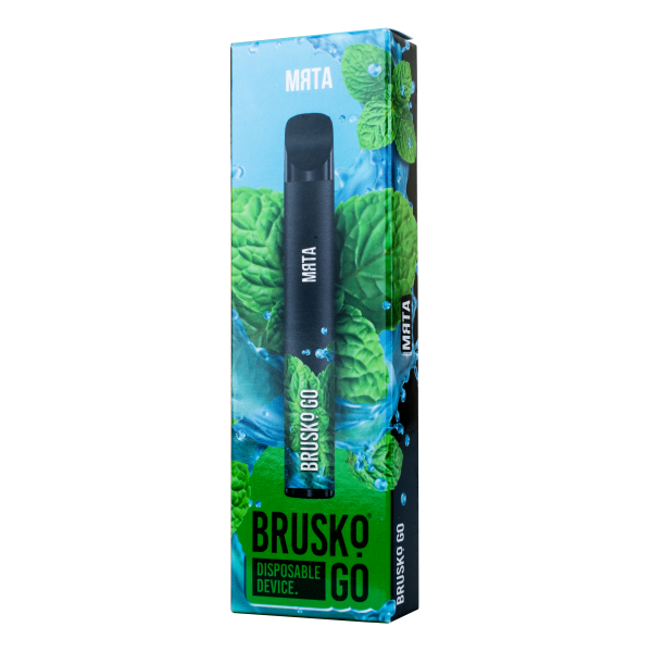 Одноразовая электронная сигарета Brusko Go Мята 800 затяжек в Казани