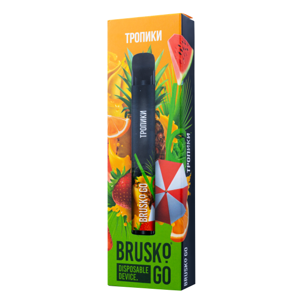 Одноразовая электронная сигарета Brusko Go Тропики 800 затяжек в Казани