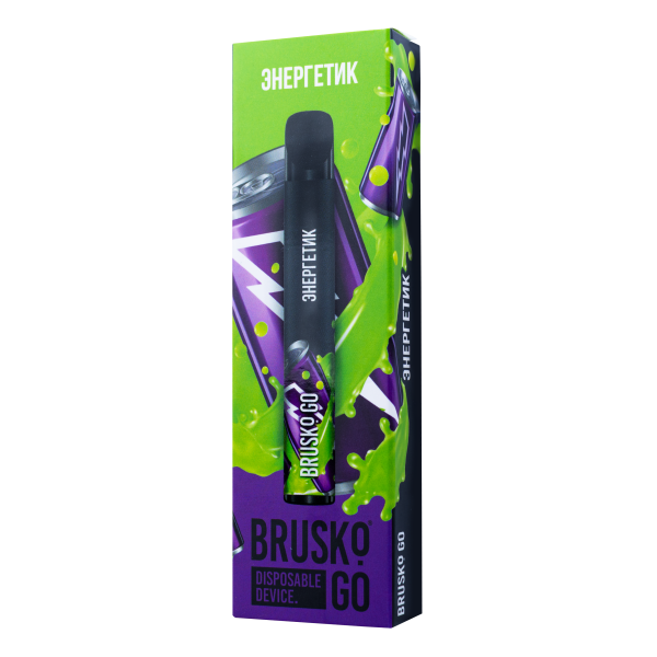 Одноразовая электронная сигарета Brusko Go Энергетик 800 затяжек в Казани