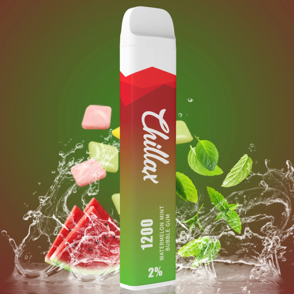Chillax Watermelon Mint bubble gum (Арбуз Мятная жвачка), 1200 тяг в Казани
