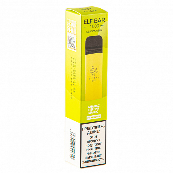 ELFBAR PINEAPPLE PEACH MANGO, 1500 тяг в Казани