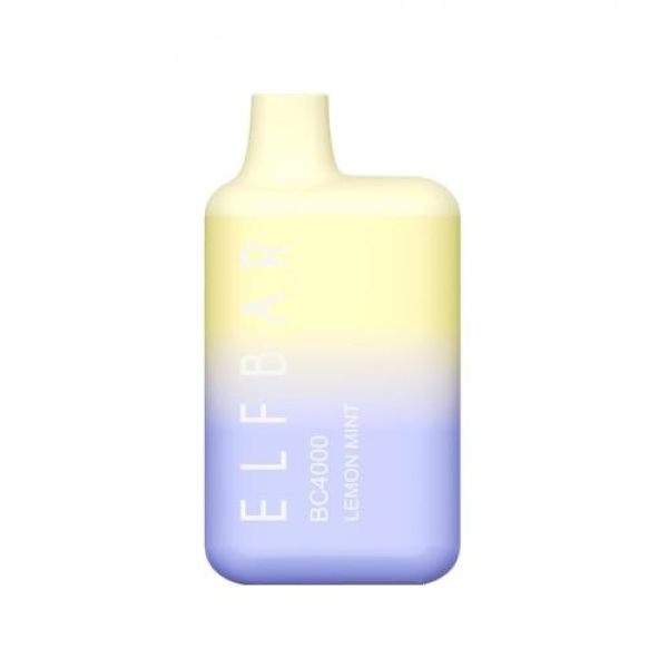 Elf Bar BC4000 Lemon Mint (Лимон с мятой), 4000 тяг в Казани