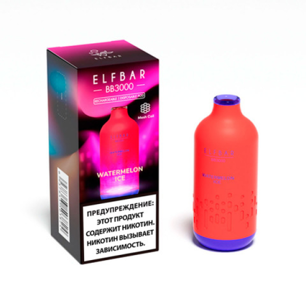 Elfbar BB3000 Арбузный лед, 3000 тяг в Казани
