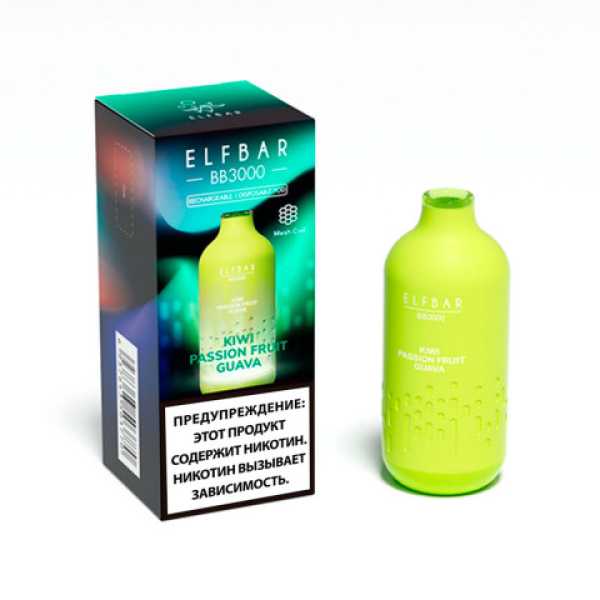 Elfbar BB3000 Киви маракуйя гуава, 3000 тяг в Казани