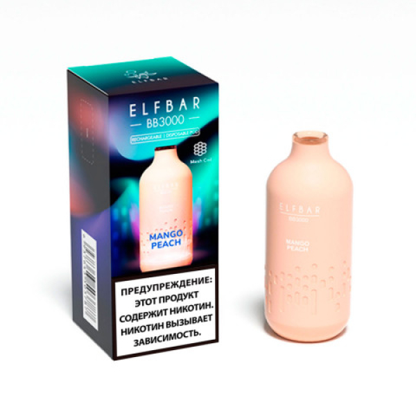 Elfbar BB3000 Манго персик, 3000 тяг в Казани