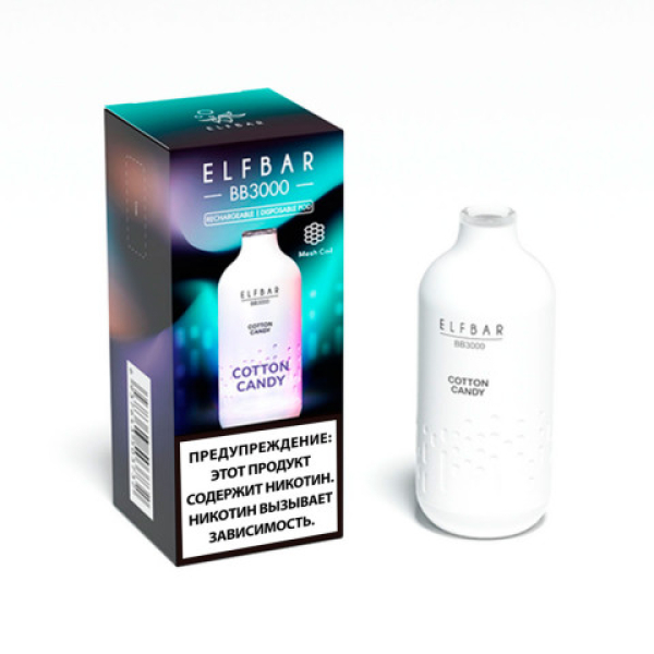 Elfbar BB3000 Сахарная вата, 3000 тяг в Казани