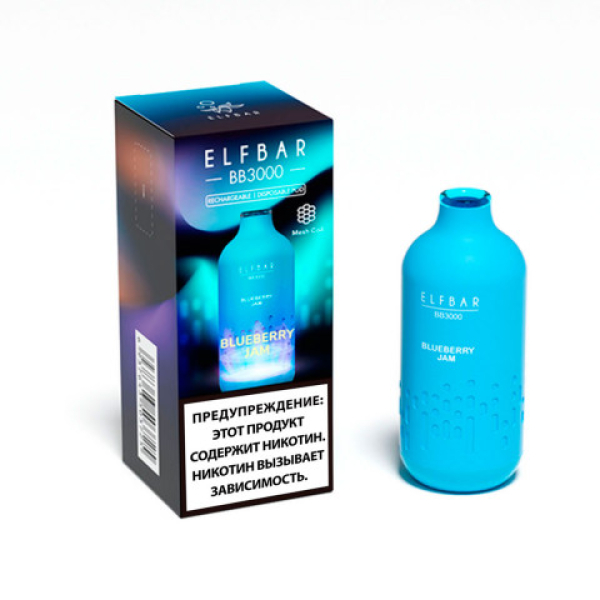 Elfbar BB3000 Черничный джем, 3000 тяг в Казани