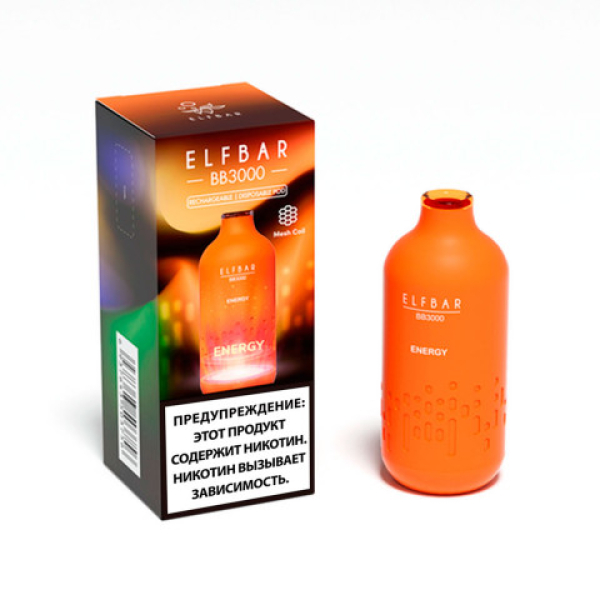 Elfbar BB3000 Энергетик, 3000 тяг в Казани
