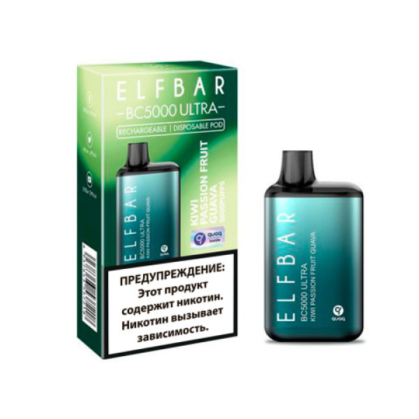 Elfbar BC5000 (Киви маракуйя гуава), 5000 тяг в Казани