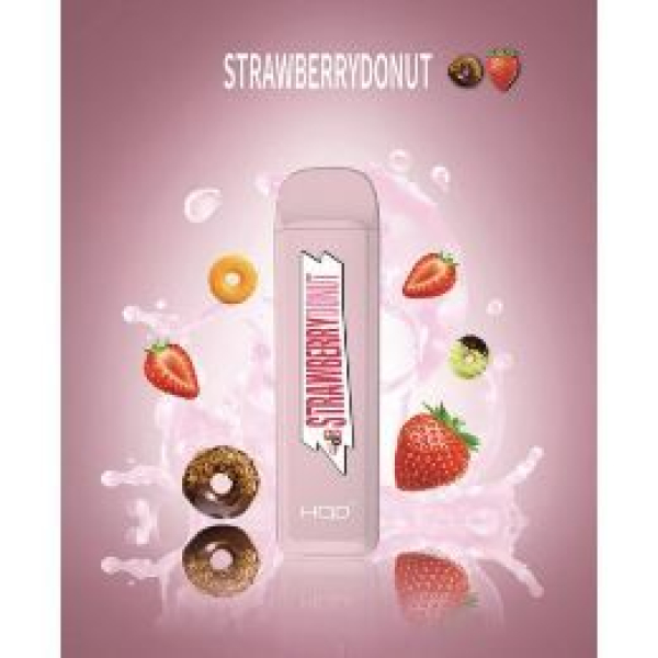 HQD MEGA Strawberry Donut (Клубничный Пончик), 1800 тяг в Казани