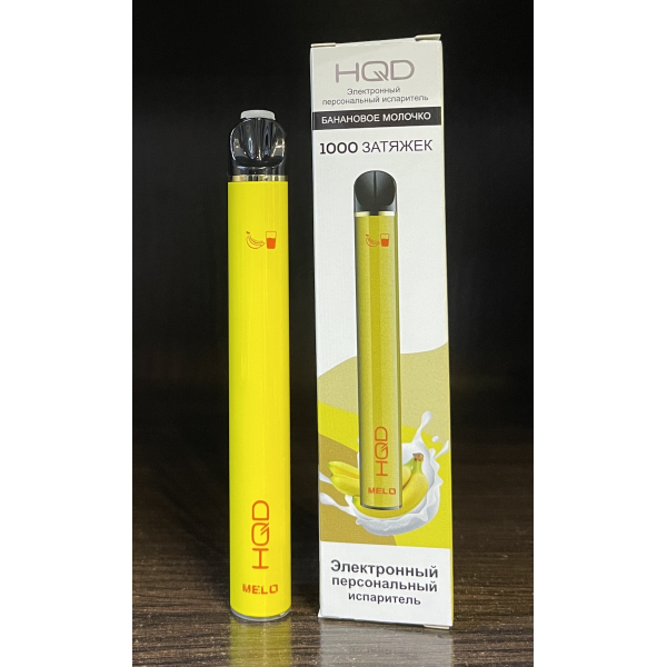 HQD melo banana milk (банановое молочко) 1000 затяжек в Казани