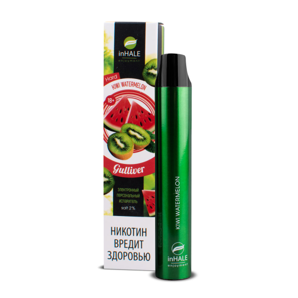 inHale Guliver Hard Kiwi Watermelon (Киви Арбуз) 1500 затяжек в Казани