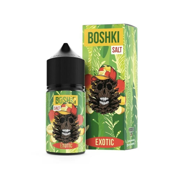 Жидкость BOSHKI Salt Exotic (Манго дыня хвоя) (30 мл, 20 мг/мл) в Казани