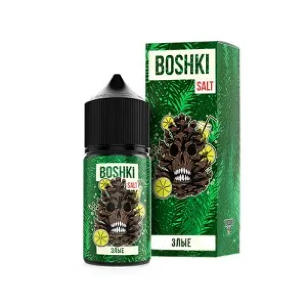 Жидкость BOSHKI Salt Злые (Лимонад ягоды хвоя) (30 мл, 20 мг/мл) в Казани
