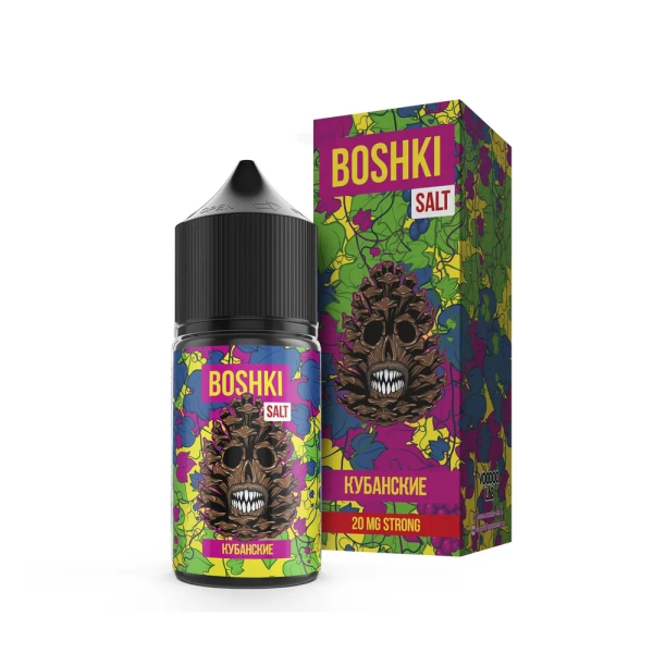 Жидкость BOSHKI Salt Кубанские (Виноград черника хвоя) (30 мл, 20 мг/мл) в Казани