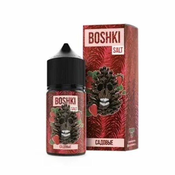 Жидкость BOSHKI Salt Садовые (клубника хвоя) (30 мл, 20 мг/мл) в Казани