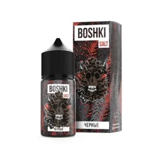 Жидкость BOSHKI Salt Черные (кола хвоя) (30 мл, 20 мг/мл) в Казани