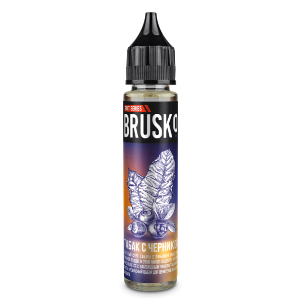 Жидкость Brusko Salt Табак С Черникой 30 мл в Казани