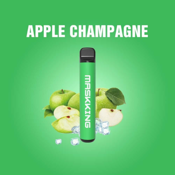 Одноразовая электронная сигарета Maskking High Pro Apple Champagne (Яблочное Шампанское) 1000 затяжек в Казани