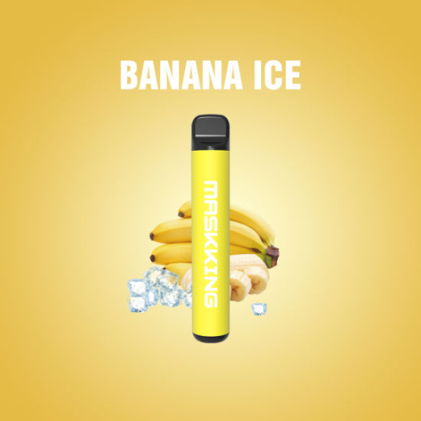 Одноразовая электронная сигарета Maskking High Pro Banana Ice (Ледяной Банан) 1000 затяжек в Казани